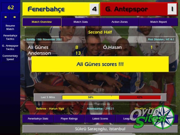 Championship Manager 2000/01 - G�r�nt� 4