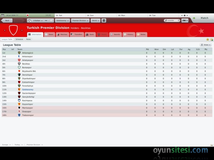 Football Manager 2010 - G�r�nt� 9