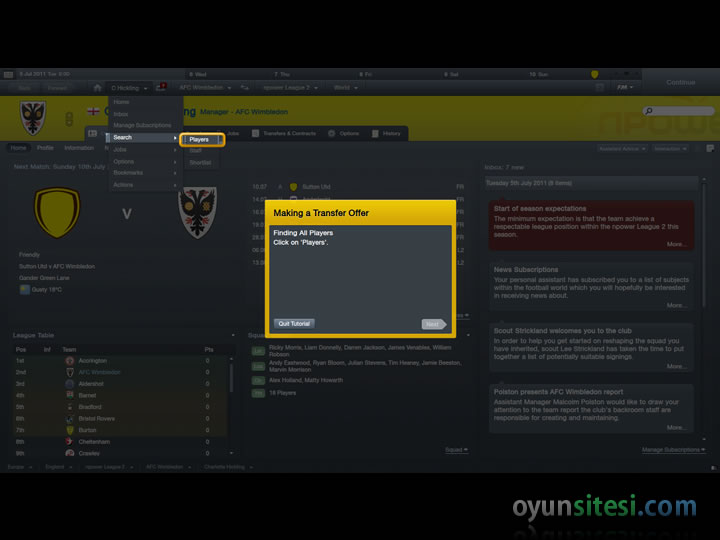 Football Manager 2012 - G�r�nt� 6
